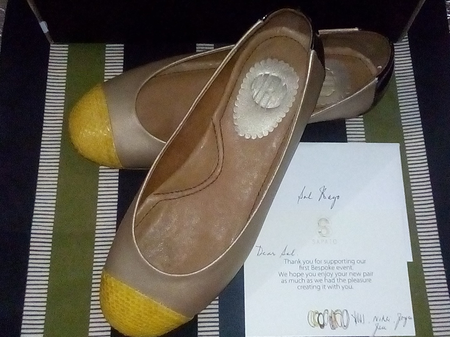 My first DIY shoes from SAPATO Bespoke Event