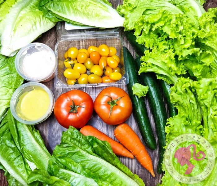 Vegetable Salad Bundle: P200/set makes 12-14 servings